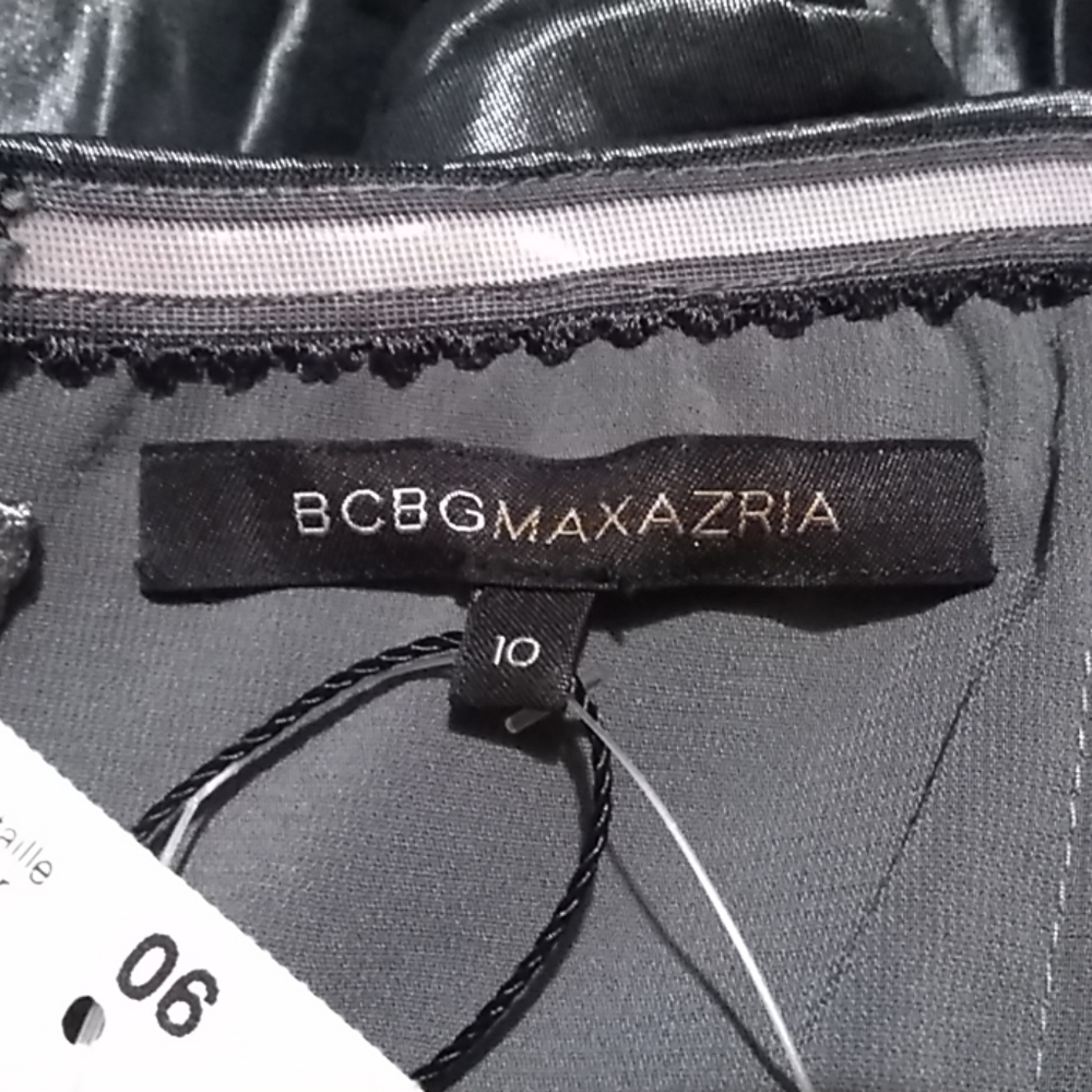 BCBG Maxazria Satin Look Woven Dress Size 10 NWT - Picture 6 of 6